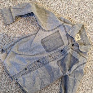 Grey button-down shirt (5T)